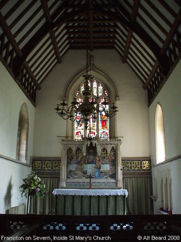 Recent Photograph of Inside St Mary's Church (Frampton on Severn)