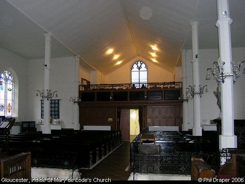 Recent Photograph of Inside St Mary de Lode's Church (Gloucester)