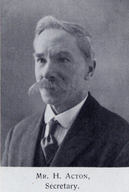 Photo of Mr. H. Acton, Secretary, Tyndale Congregational Church