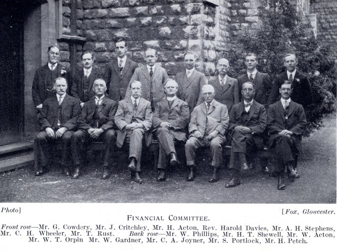 Photo of Financial Committee of Tyndale Congregational Church