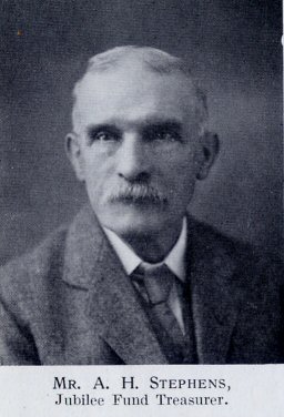 Photo of Mr. A.H. Stephens, Jubilee Fund Treasurer, Tyndale Congregational Church