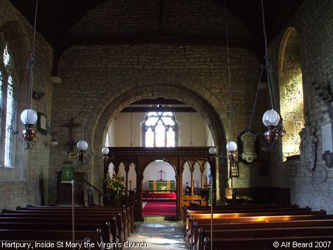 Recent Photograph of Inside St Mary the Virgin's Church (2007) (Hartpury)