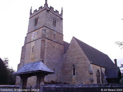 Recent Photograph of St Nicholas's Church (Kemerton)