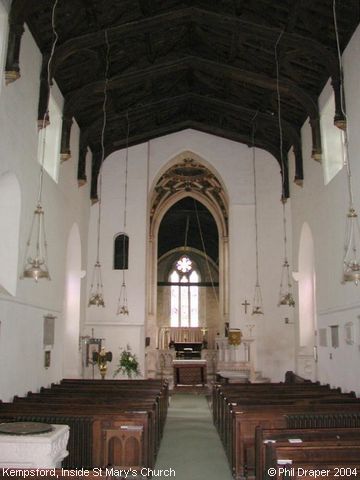 Recent Photograph of Inside St Mary's Church (Kempsford)