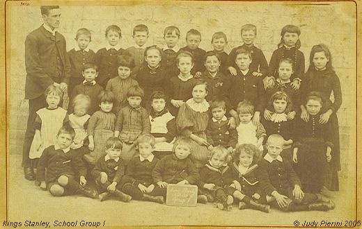 Old Photograph of School Group I (Kings Stanley)