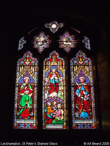 Recent Photograph of St Peter's Stained Glass (Leckhampton)