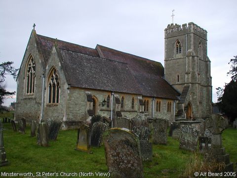 Recent Photograph of St Peter's Church (North View) (Minsterworth)