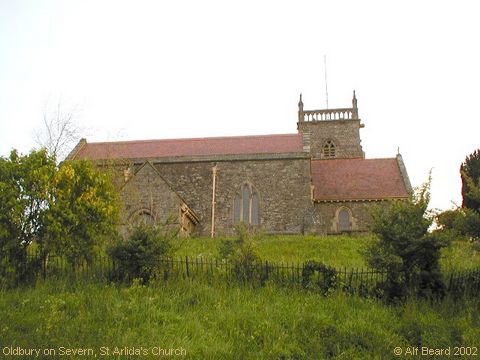 Recent Photograph of St Arilda's Church (Oldbury on Severn)