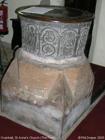 Recent Photograph of St Anne's Church (The Font) (Oxenhall)