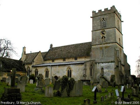 Recent Photograph of St Mary's Church (Prestbury)
