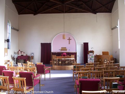 Recent Photograph of Inside United Reformed Church (Prestbury)