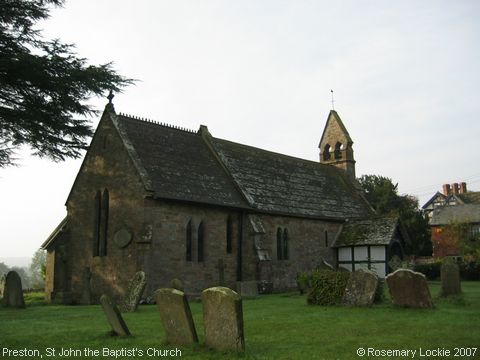 Recent Photograph of St John the Baptist's Church (Preston by Ledbury)