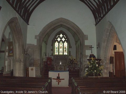 Recent Photograph of Inside St James's Church (Quedgeley)