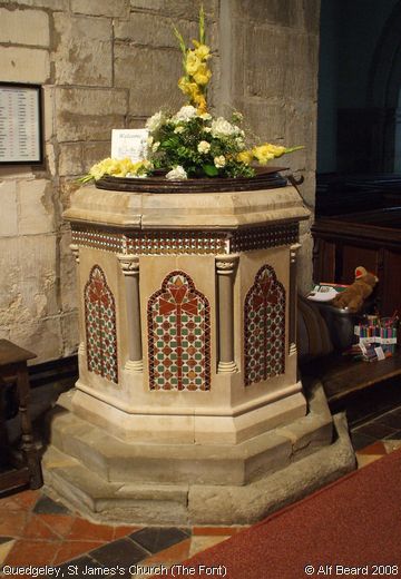 Recent Photograph of St James's Church (The Font) (Quedgeley)