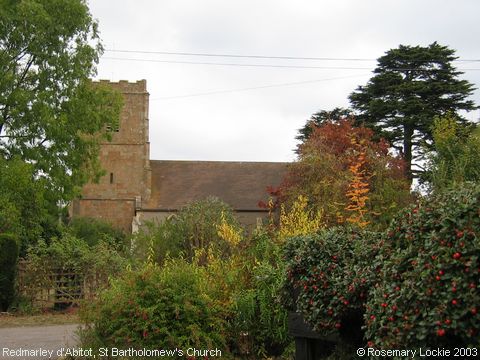Recent Photograph of St Bartholomew's Church (2003) (Redmarley d'Abitot)