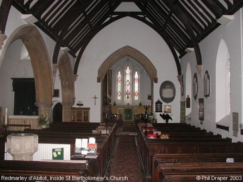Recent Photograph of Inside St Bartholomew's's Church (Redmarley d'Abitot)
