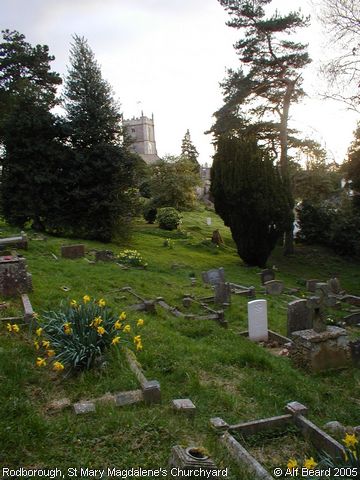 Recent Photograph of St Mary Magdalene's Churchyard (Rodborough)