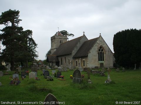 Recent Photograph of St Lawrence's Church (SE View) (Sandhurst)