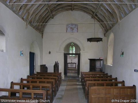 Recent Photograph of Inside All Saints Church (Shorncote)