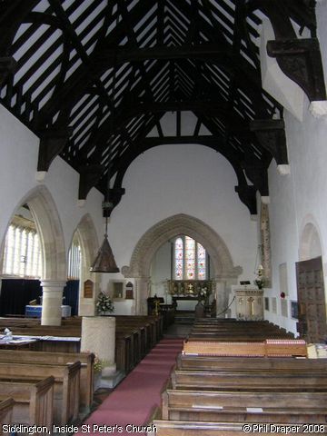 Recent Photograph of Inside St Peter's Church (Siddington)