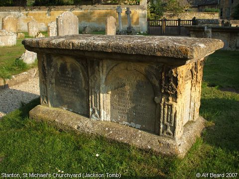 Recent Photograph of St Michael's Churchyard (Jackson Tomb) (Stanton)