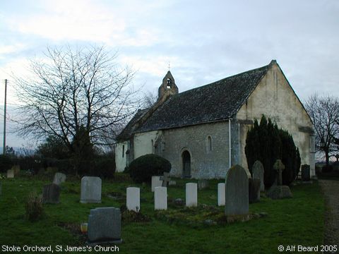 Recent Photograph of St James's Church (Stoke Orchard)