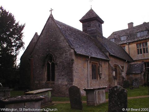Recent Photograph of St Bartholomew's Church (2005) (Whittington)