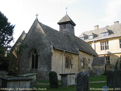 Recent Photograph of St Bartholomew's Church (2003) (Whittington)