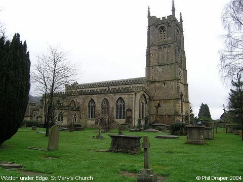 Recent Photograph of St Mary's Church (2004) (Wotton under Edge)