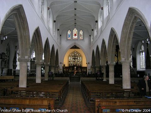 Recent Photograph of Inside St Mary's Church (Wotton under Edge)