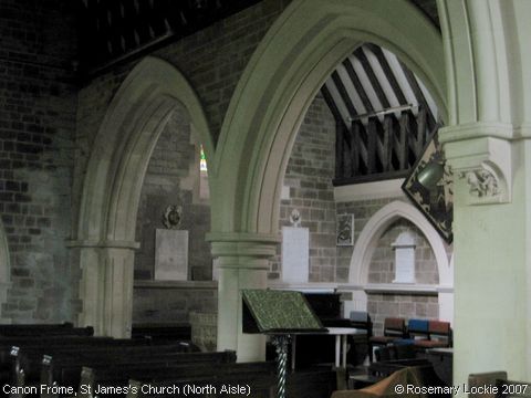 Recent Photograph of St James's Church (North Aisle) (Canon Frome)