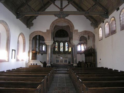 Recent Photograph of Inside St Catherine's Church (2007) (Hoarwithy)