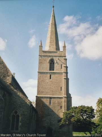 Recent Photograph of St Mary's Church Tower (Marden)