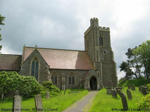 Recent Photograph of St Peter's Church (Staunton on Arrow)