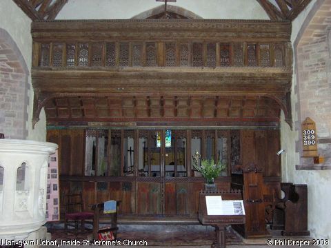 Recent Photograph of Inside St Jerome's Church (Llangwm / Llangwm Uchaf)