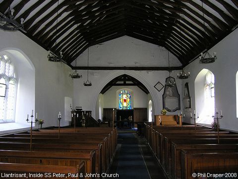 Recent Photograph of Inside SS Peter, Paul & John's Church (Llantrisant / Llantrisaint Fawr)