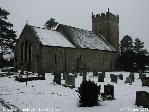 Recent Photograph of St Michael's Church (Michaelstone y Fedw / Llanfihangel y Fedw)
