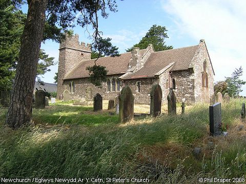 Recent Photograph of St Peter's Church (Newchurch / Eglwys Newydd Ar Y Cefn)