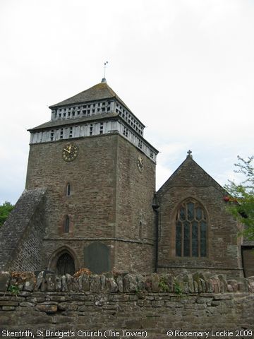 Recent Photograph of St Bridget's Church (The Tower) (Skenfrith / Ynysgynwraidd)