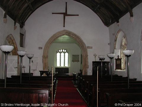 Recent Photograph of Inside St Bridget's Church (St Brides Wentlooge / Llansanffraid Gwynllwg)