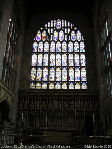 Recent Photograph of St Laurence's Church (East Window) (Ludlow)