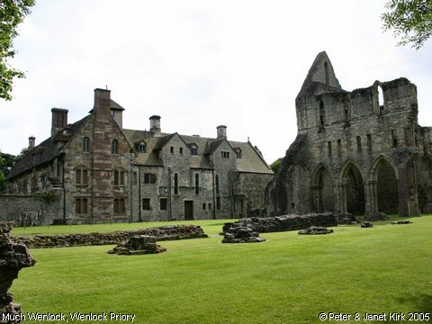 Recent Photograph of Wenlock Priory (Much Wenlock)