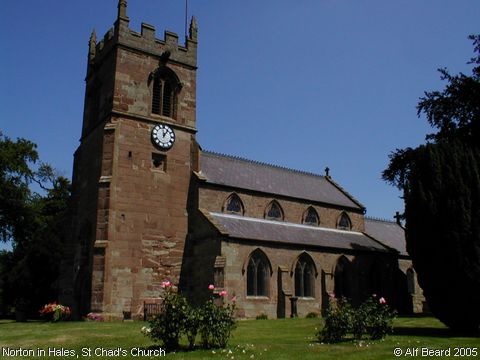 Recent Photograph of St Chad's Church (Norton in Hales)