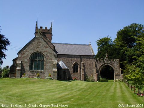 Recent Photograph of St Chad's Church (East View) (Norton in Hales)