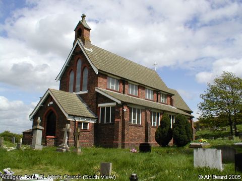 Recent Photograph of St John's Church (South View) (Alsagers Bank)