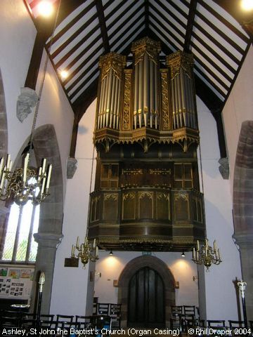 Recent Photograph of St John the Baptist's Church (Organ Casing) (Ashley)
