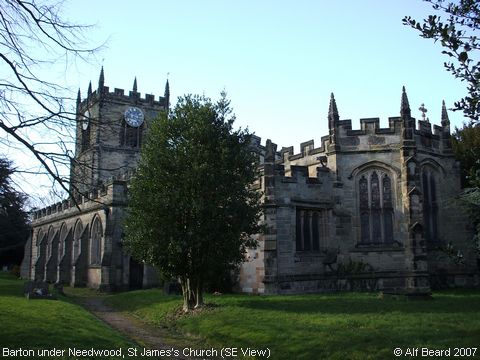 Recent Photograph of St James's Church (SE View) (Barton under Needwood)