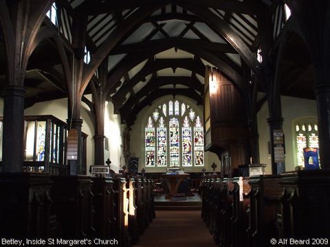 Recent Photograph of Inside St Margaret's Church (Betley)