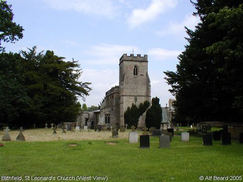 Recent Photograph of St Leonard's Church (West View) (Blithfield)