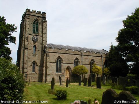 Recent Photograph of St Lawrence's Church (in Summer) (Bramshall)